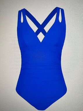 Cupshe One Piece Swimsuit Medium Royal Blue